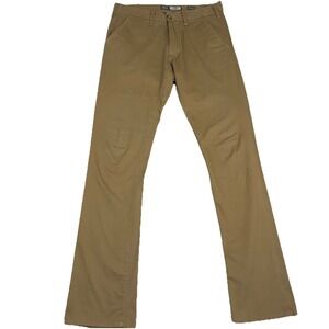 BKE Casuals Jake Straight Pants Mens 32x34 Khaki Tan Chino Cotton Stretch 32XL